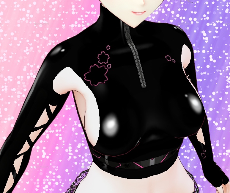 Sakura CropTop for VRoid - 18 color set