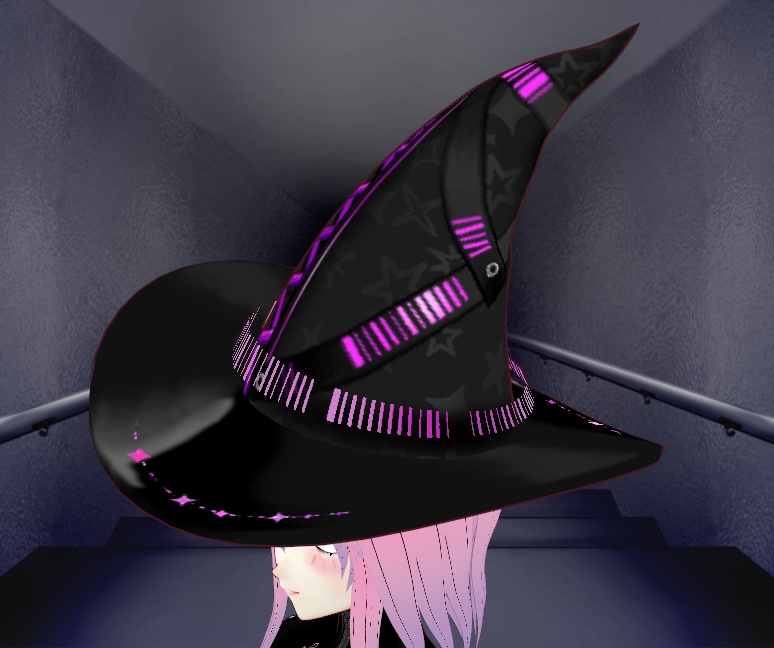 Witch Hat X for VRoid - 15 color pack