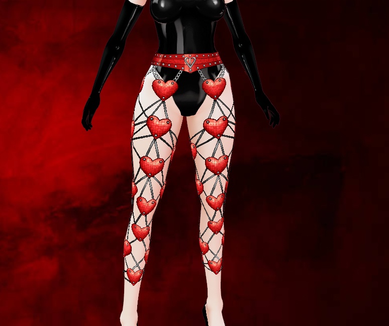 HeartNet Pants for VRoid - 12 color set