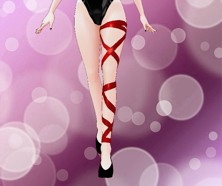 Leg Ribbon for VRoid - 30 color pack