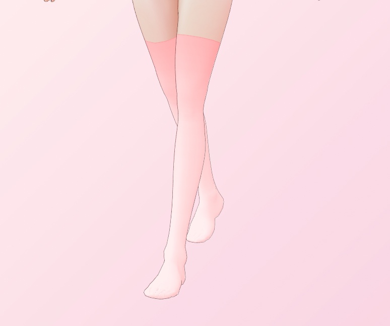 MilkTea Socks for VRoid - 12 color pack