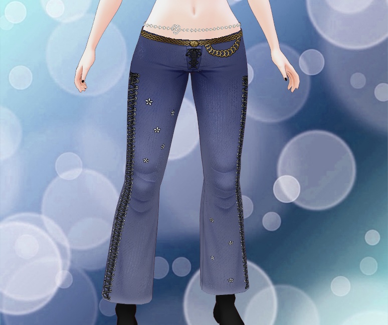 LowCut Jeans - 22 color and Deco set for VRoid