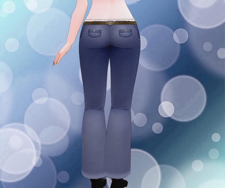 LowCut Jeans - 22 color and Deco set for VRoid