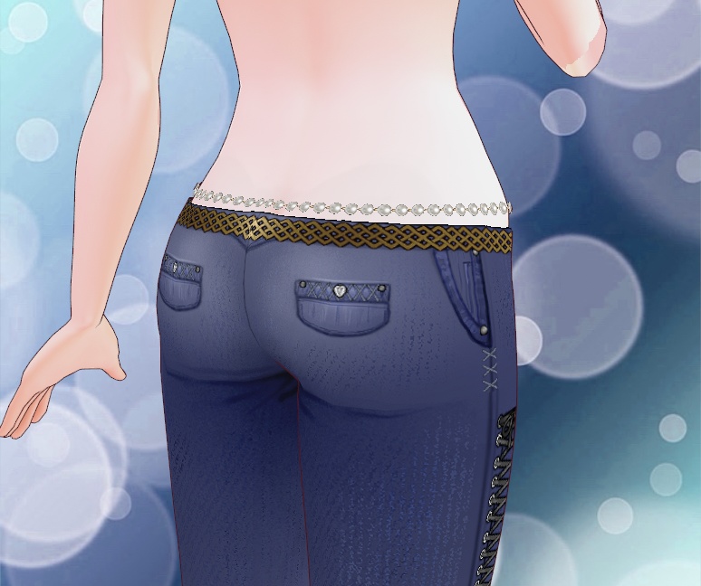 LowCut Jeans - 22 color and Deco set for VRoid