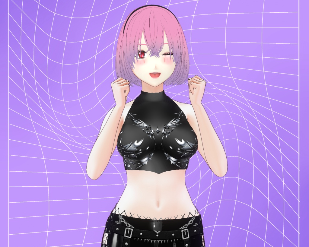 Chrome Sigil Metal Top w/ optional cover for VRoid - 18 color pack
