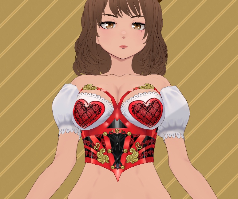 Sweetheart Top for VRoid - 15 color pack