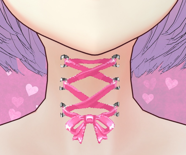 Corset Piercing Necklace for VRoid - 36 colors