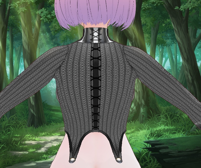 Marion chainmail armor Top for VRoid - 30 colors