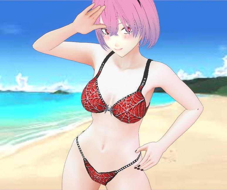 Spiderweb Bikini for VRoid - 24 colors