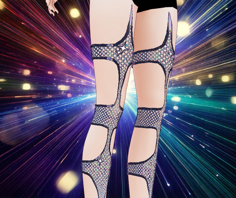 Starburst Socks for VRoid - 24 color pack