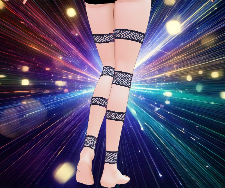 Starburst Socks for VRoid - 24 color pack