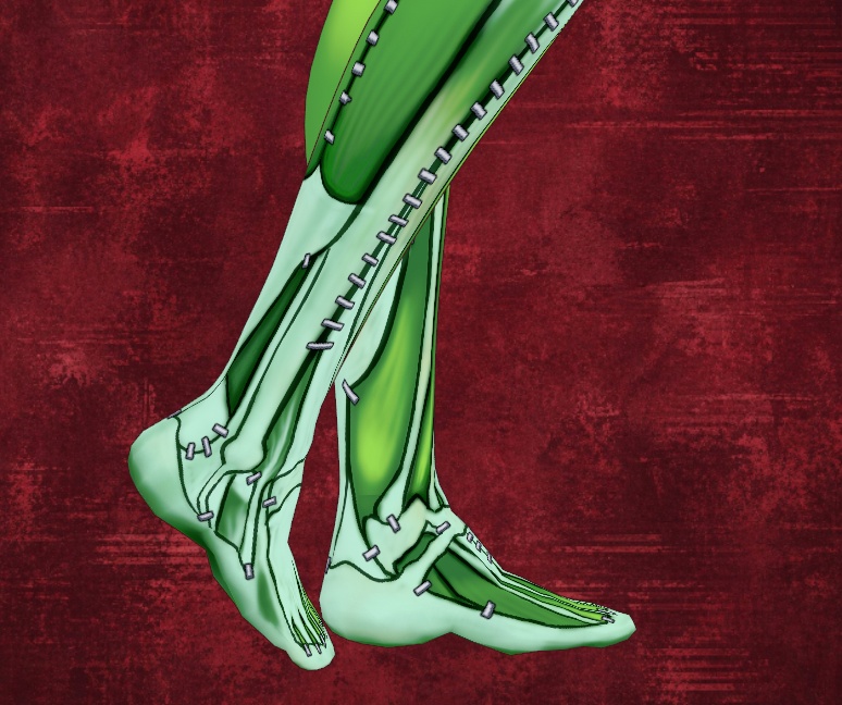Zombie ThighHigh Socks for VRoid - 15 colors