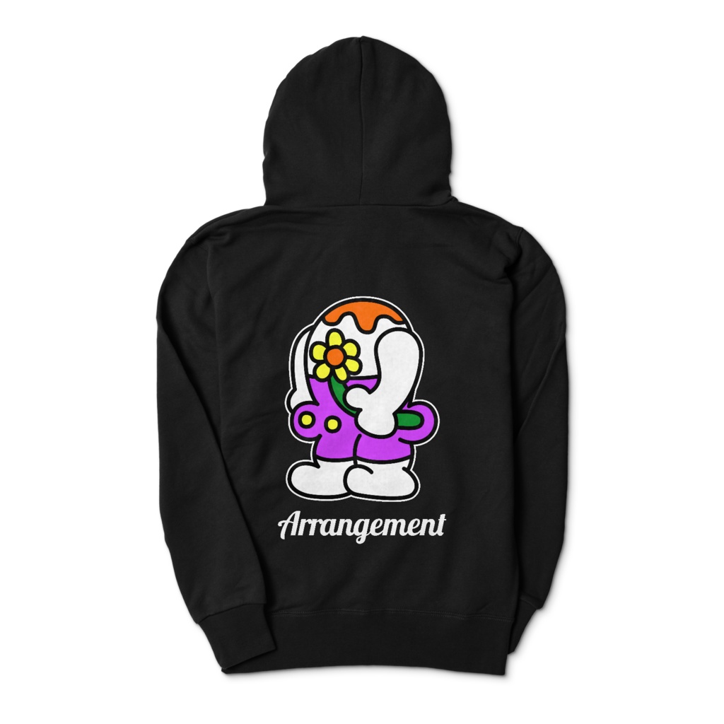 flower-B hoodie