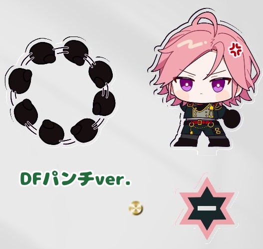 こはくがしばいてくれるアクスタ&ステッカーセット