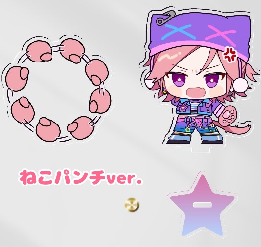 こはくがしばいてくれるアクスタ&ステッカーセット