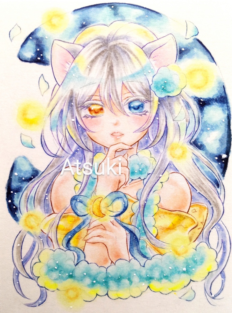 ドローイング(月猫妹)