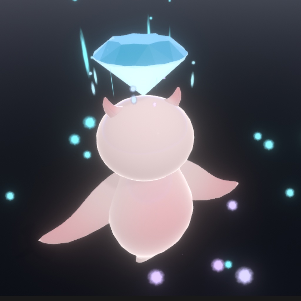 〈夢灯りのクリオネ〉アニメーションと光の演出付き【VRC想定】