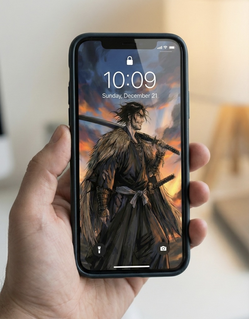 【スマホ壁紙】放浪の剣豪-佐々木小次郎-(超高 画質 4608x8256)