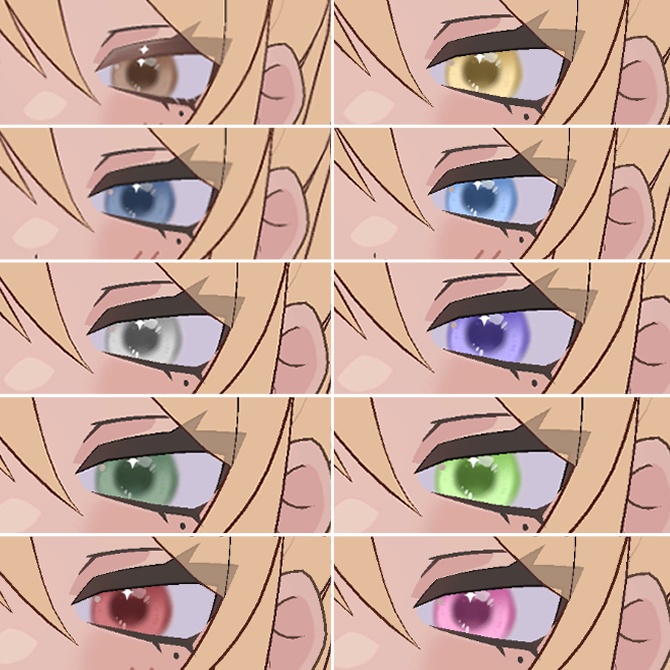 【凪夜瑠璃専用】うるちゅる✨eyetexture