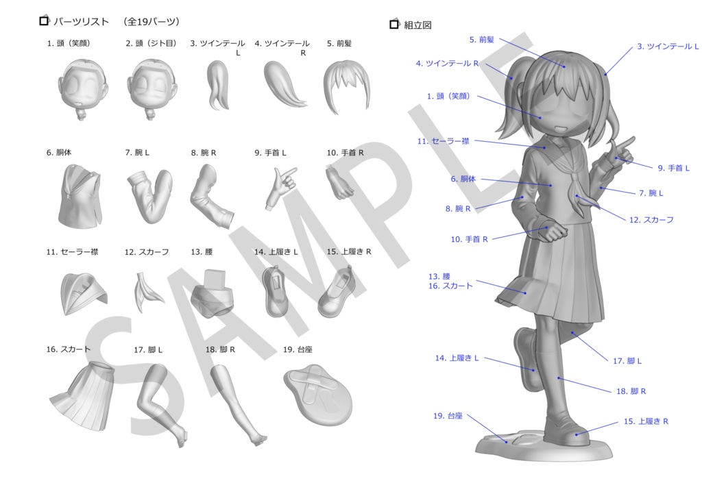 歯車ハサミ ガレージキット