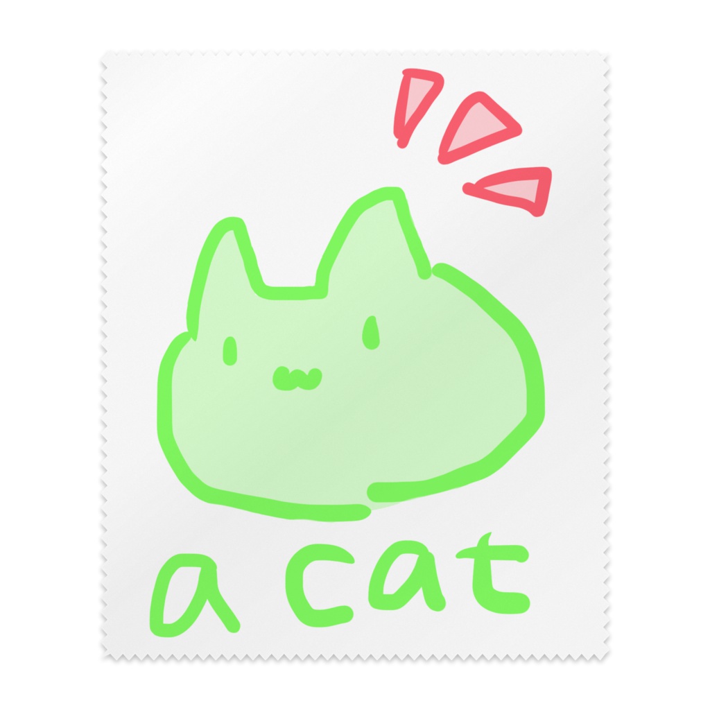 a catのメガネ拭き