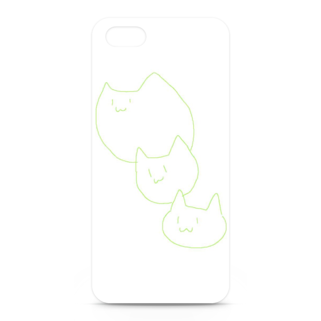 ねこ3連スマホケース