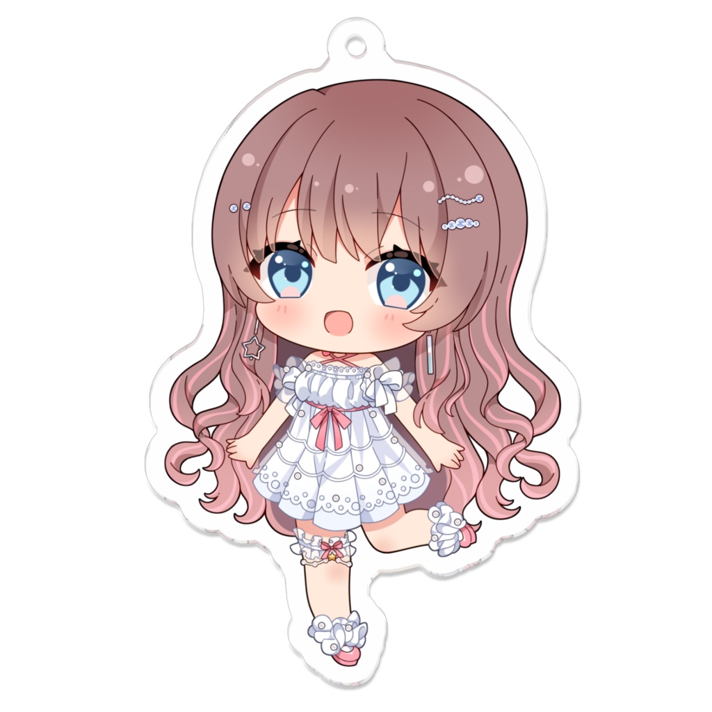 【限定数販売】お出かけアクリルキーホルダー【羽星まりあ】