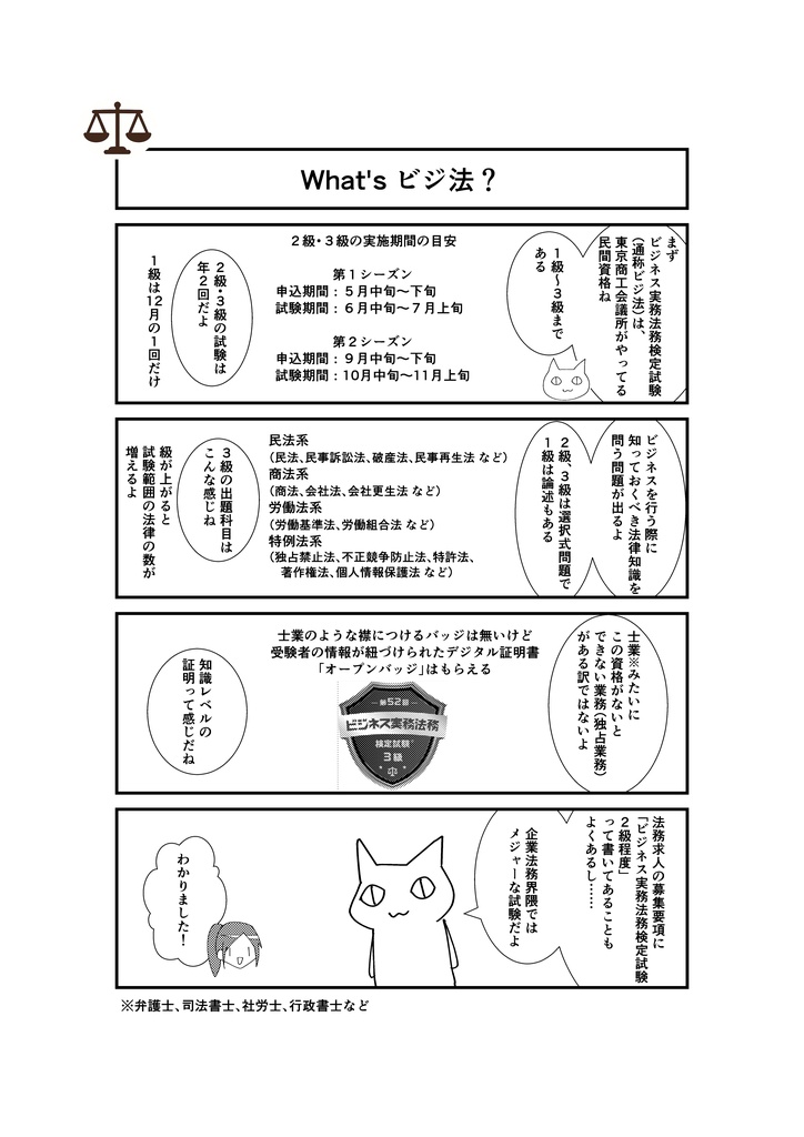 ほーむぶ!企業法務のおしごと ビジネス実務法務検定試験®️受験編
