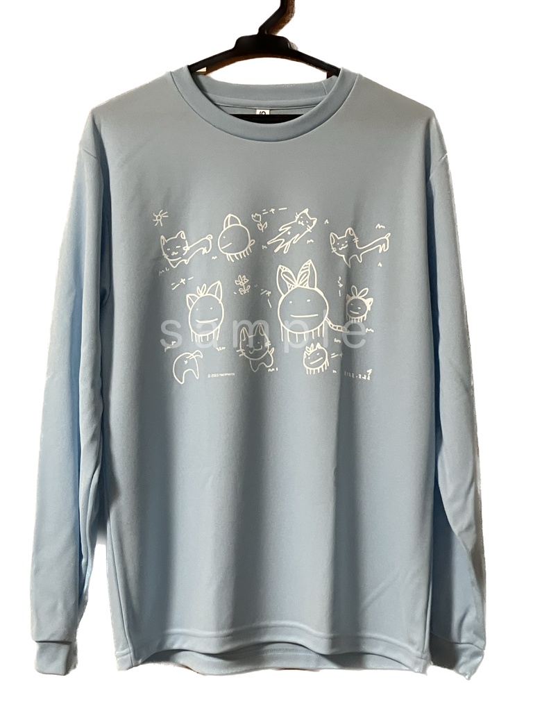 こんどうくん長そでTシャツ ねこ