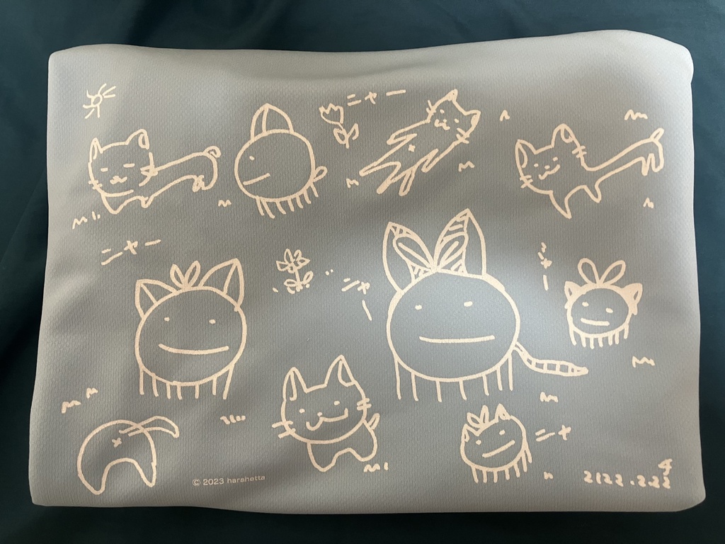 こんどうくん長そでTシャツ ねこ