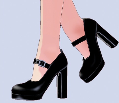 [VROID] Classic Doll Shoes (heels)