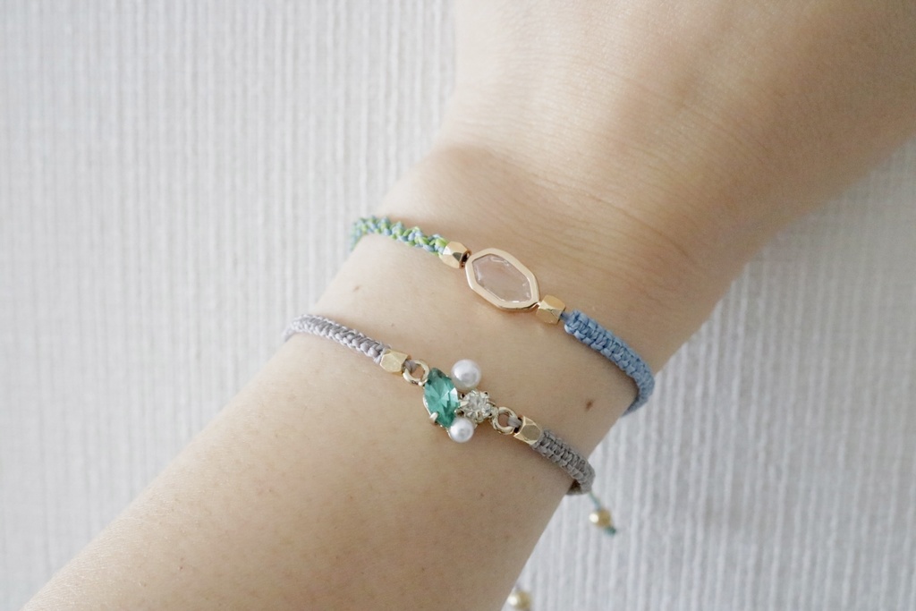 さねぎゆ概念カラーブレスレット【凪】