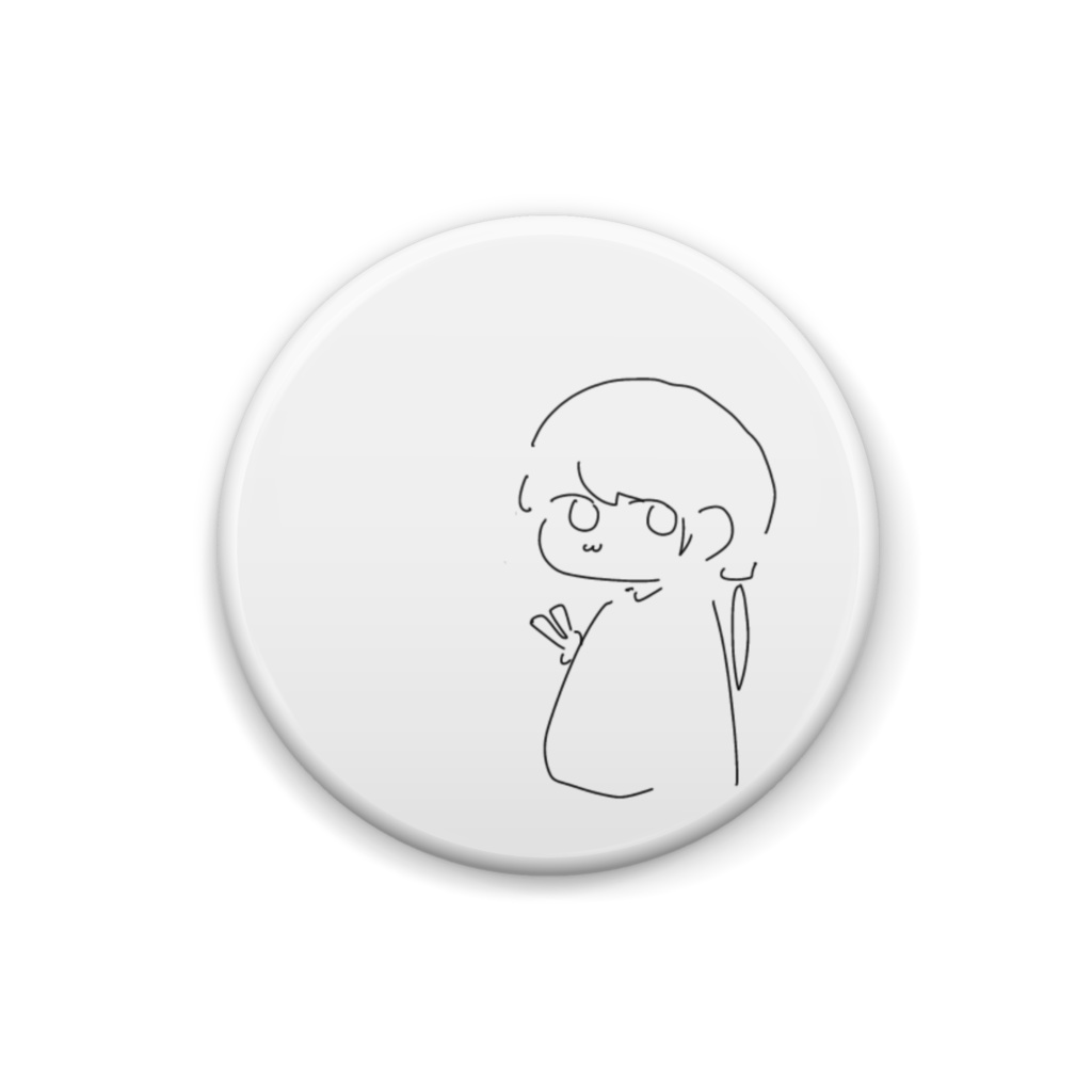 ぴーす缶バッチ