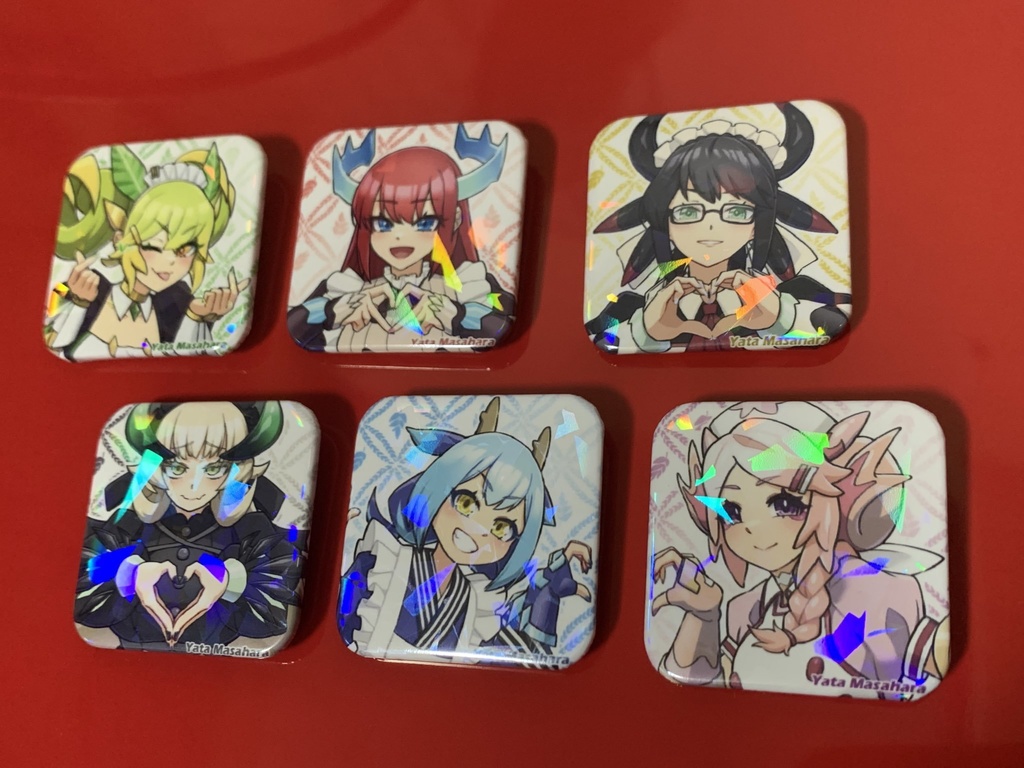 ドラゴンメイド缶バッジセット - 夜戦劇場ショップ - BOOTH