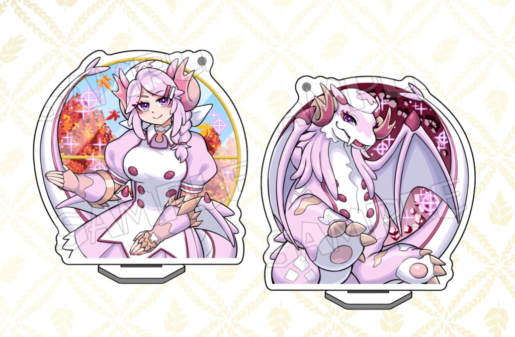 ドラゴンメイド両面アクスタキー【単品】【全6種】