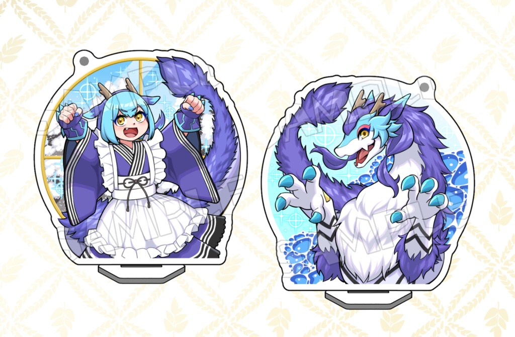 ドラゴンメイド両面アクスタキー【単品】【全6種】