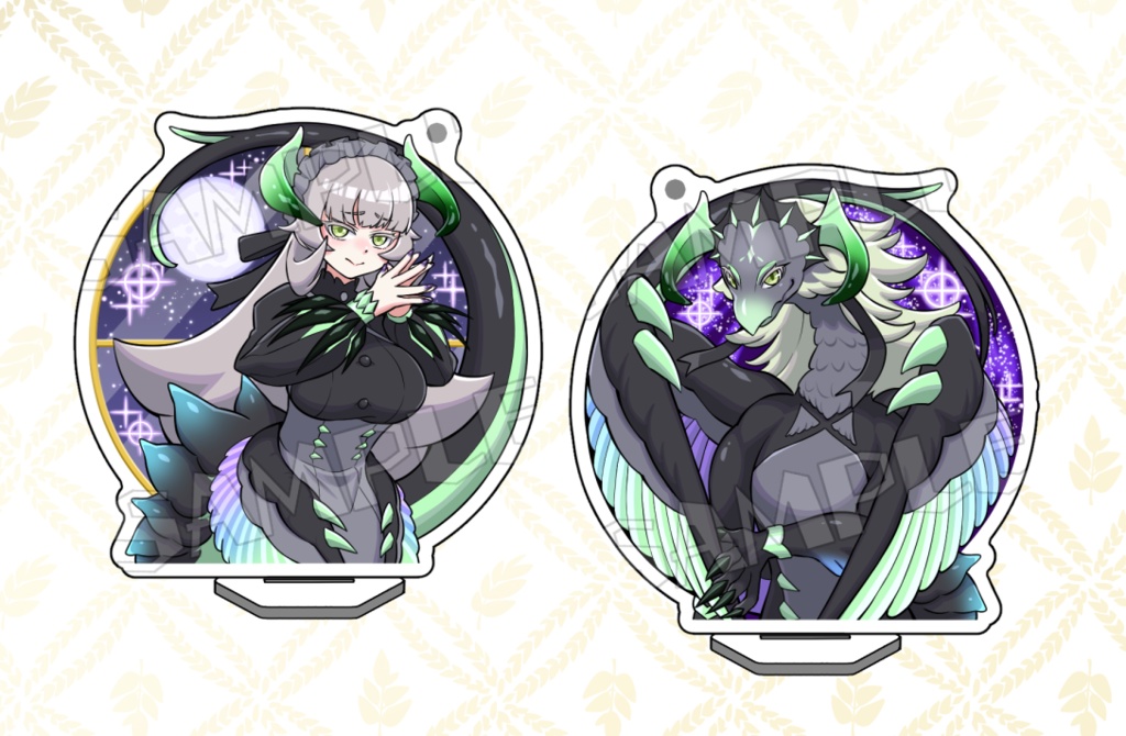 ドラゴンメイド両面アクスタキー【単品】【全6種】