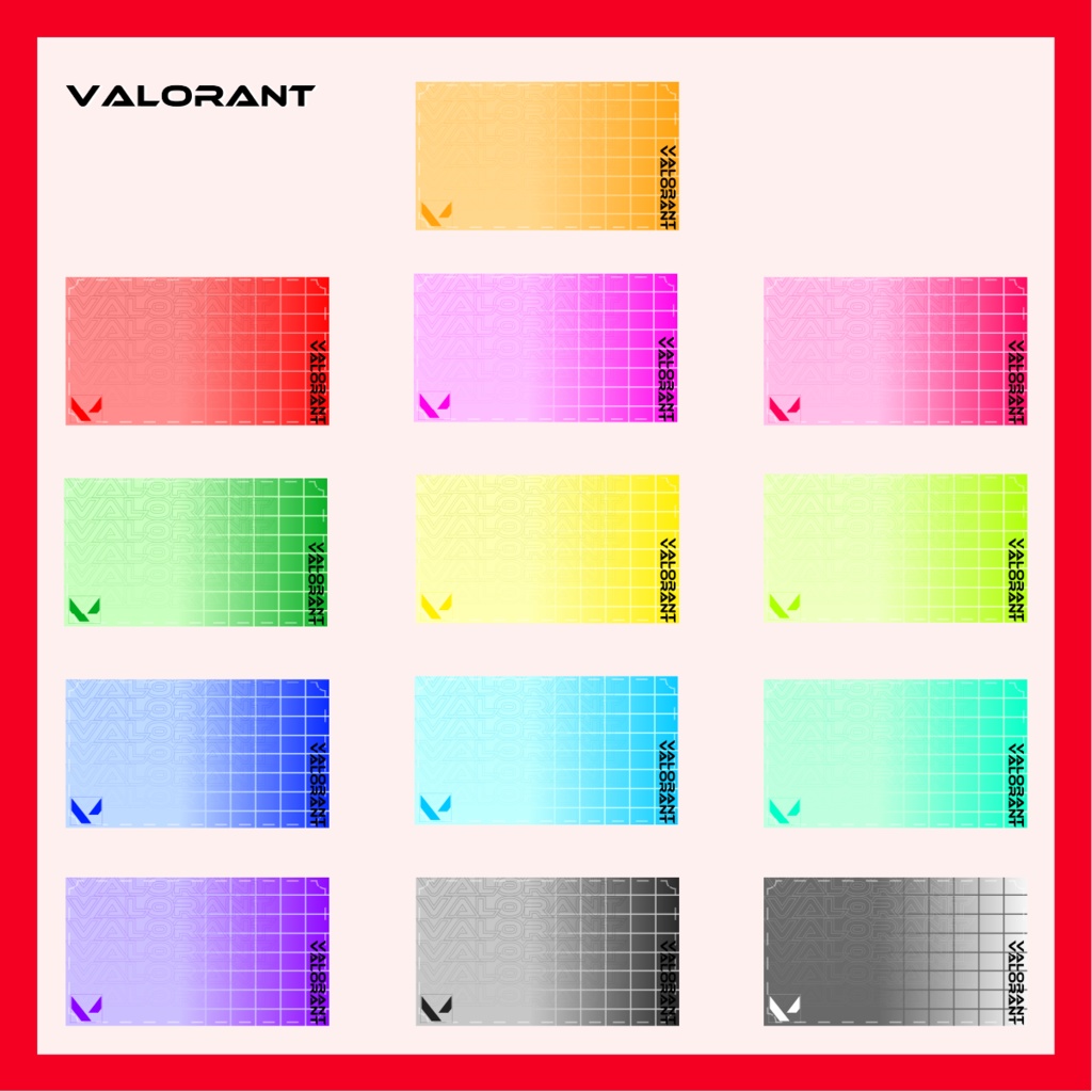 【サムネイル素材】重ねるだけ簡単‼VALORNTサムネ【配信者・VTuber向け】#3