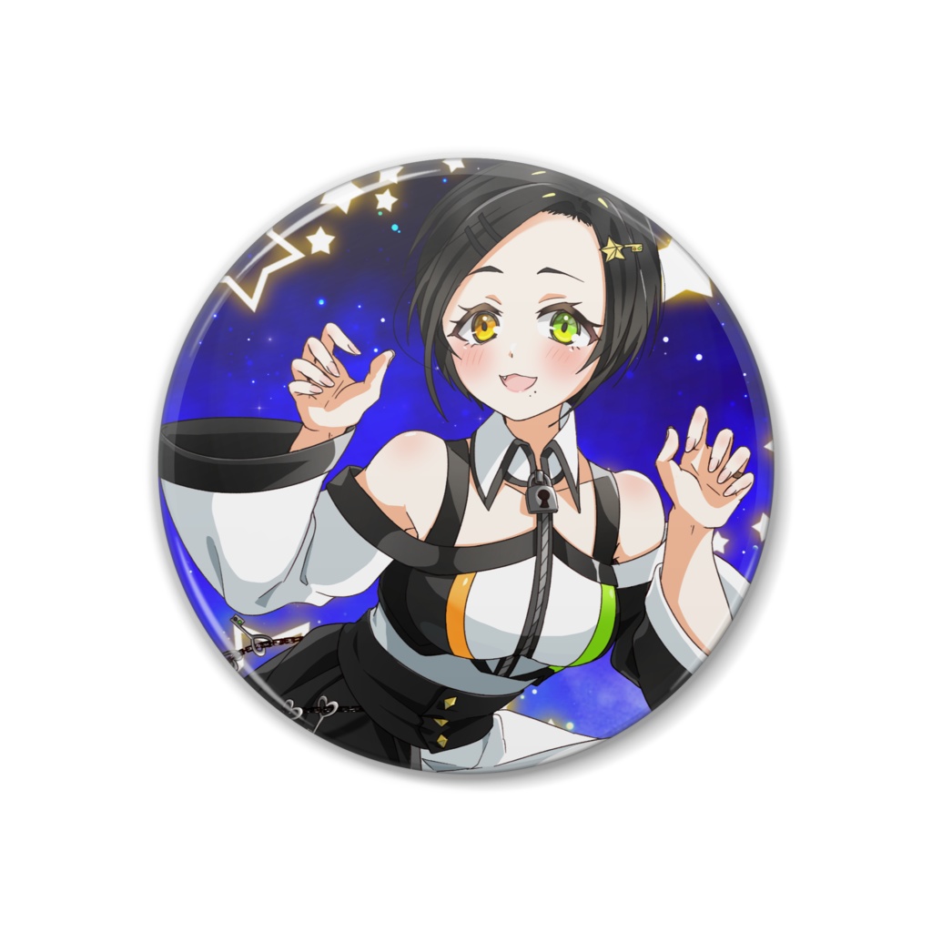 音涅ちゃん 闇夜の缶バッジ