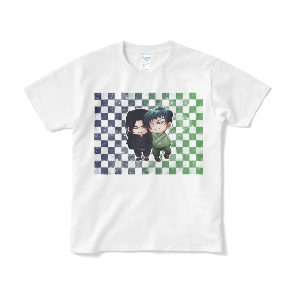 【通販限定】豹左Tシャツ(白)【絵柄小】