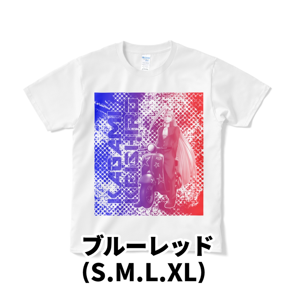 鏡白Tシャツ2(カラー5種)