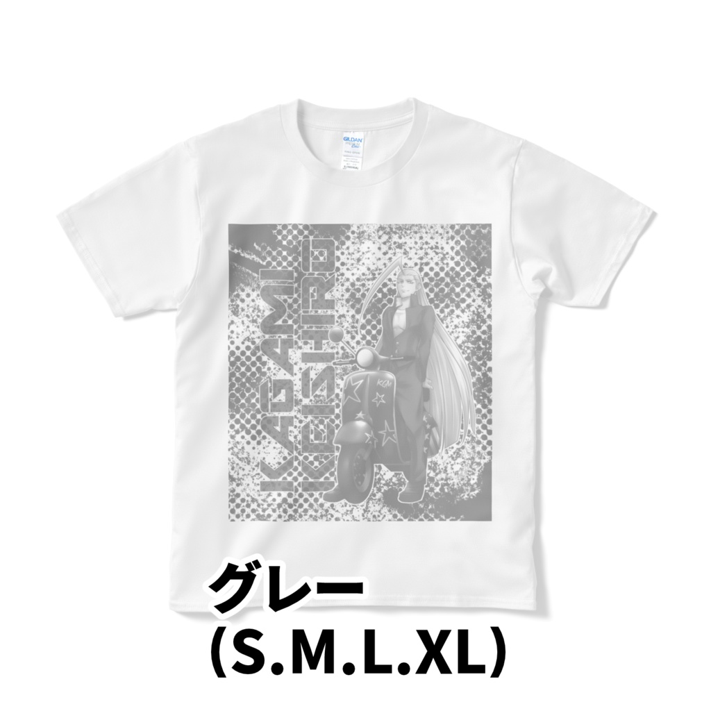 鏡白Tシャツ2(カラー5種)