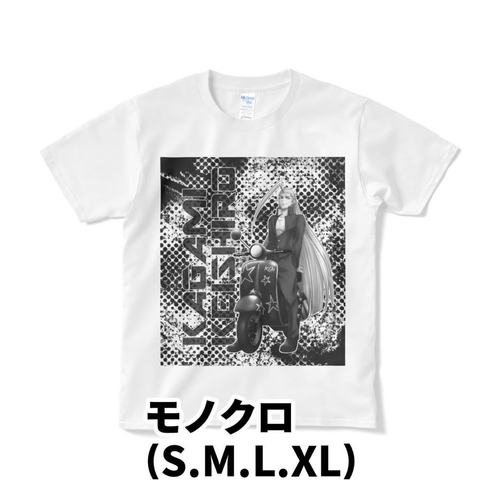鏡白Ｔシャツ２(カラー５種)