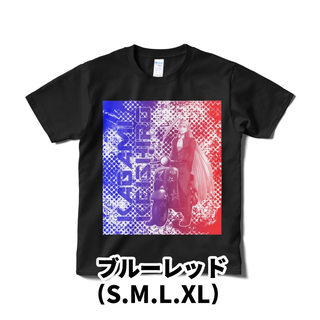 鏡黒Tシャツ2(カラー5種)