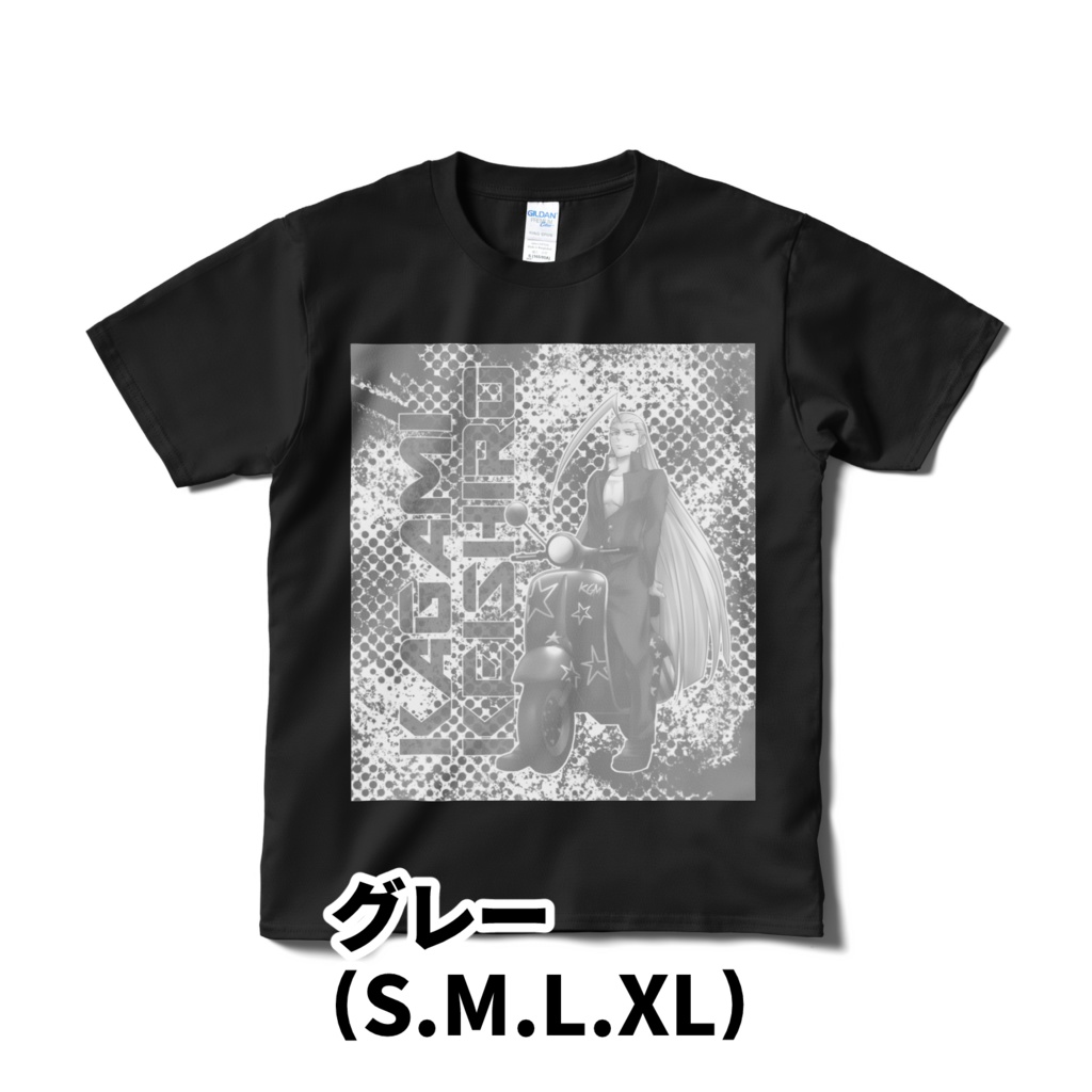 鏡黒Tシャツ2(カラー5種)