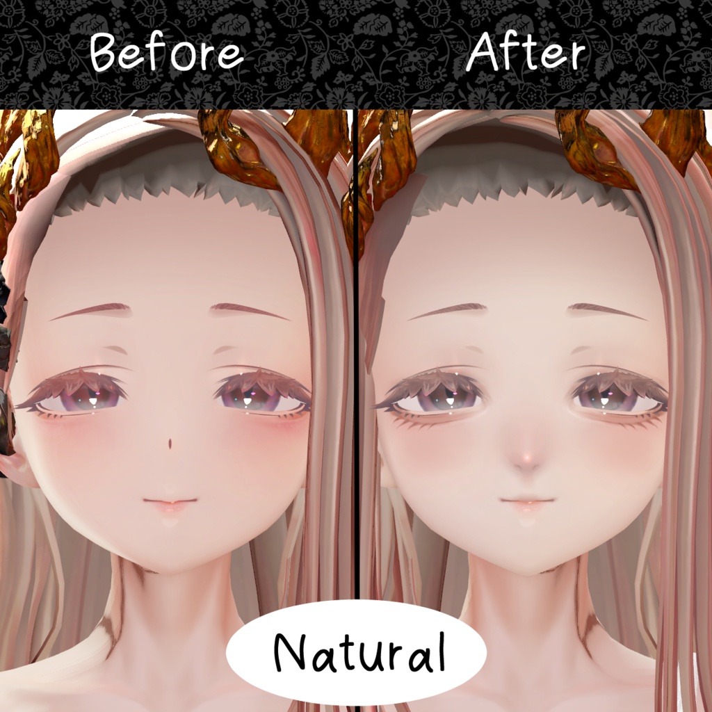 【ミダリス専用】RealFaceMake_5color