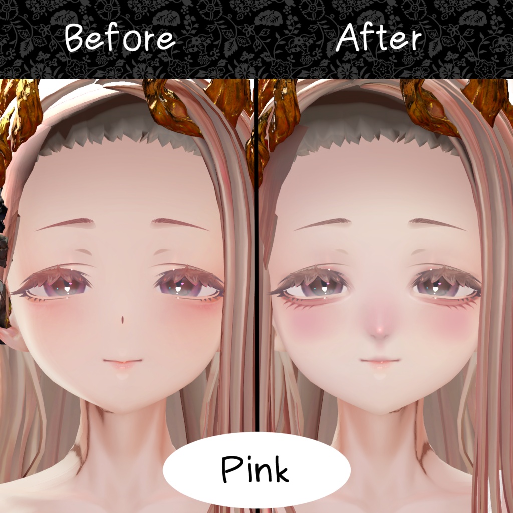 【ミダリス専用】RealFaceMake_5color
