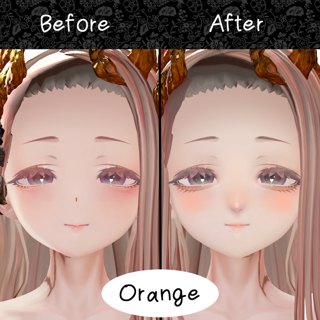 【ミダリス専用】RealFaceMake_5color