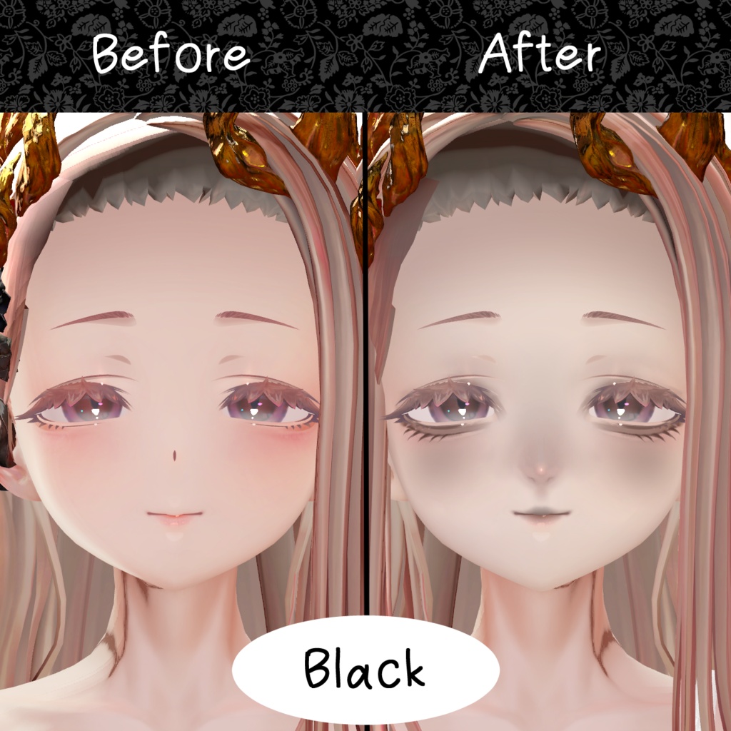 【ミダリス専用】RealFaceMake_5color
