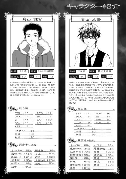 クトゥルフの呼び声リプレイ『ラプラスの螺子』